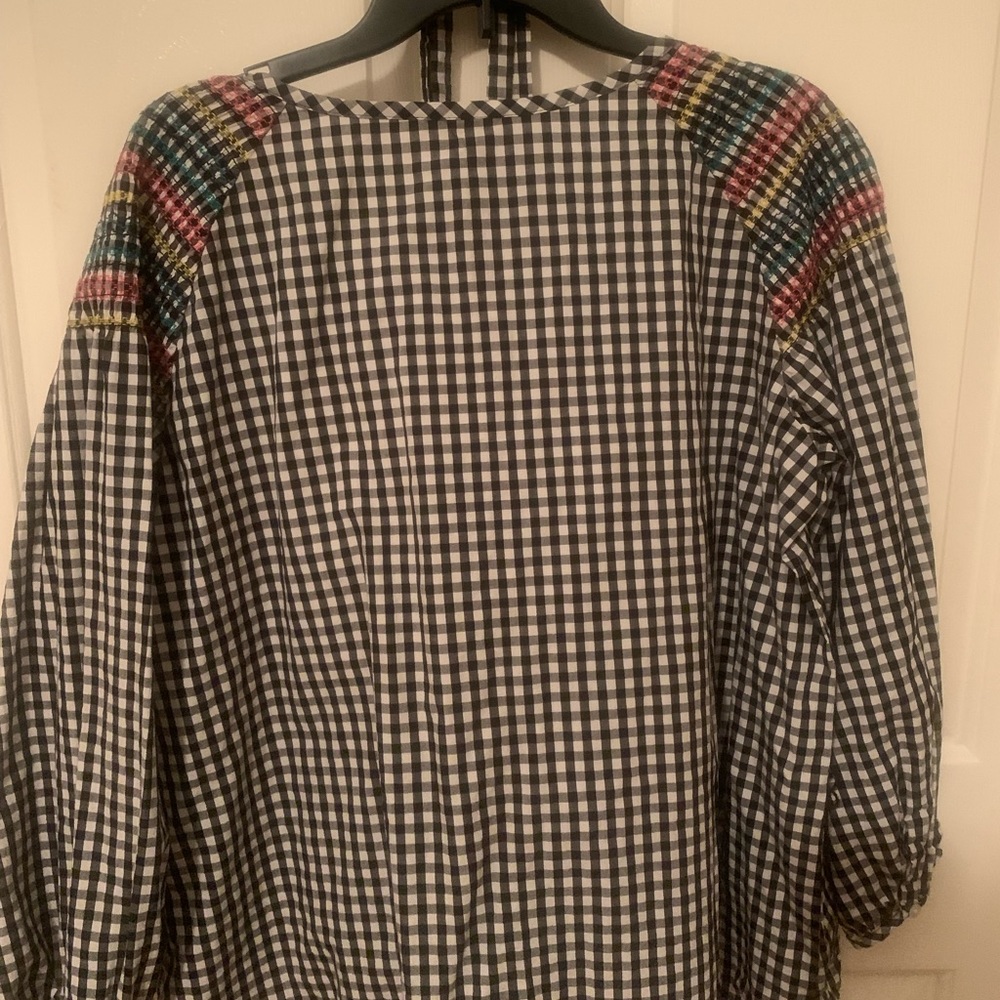 Madewell tunic XL black and white checkered - Picture 2 of 5